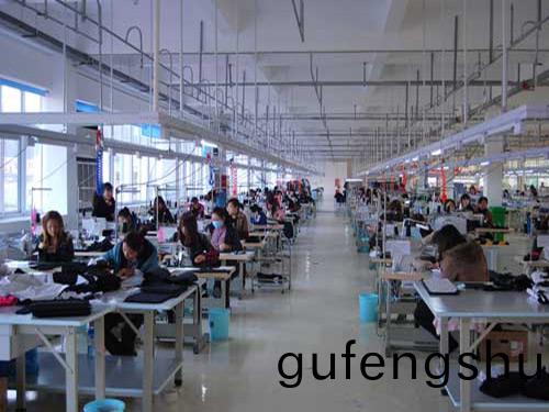 酒店制服生产车间